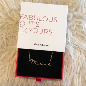 Oak and Luna Custom  “Mama” necklace